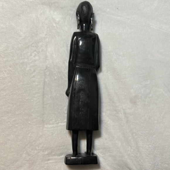Hand carved Ebony Wood Statue - Picture 8 of 15